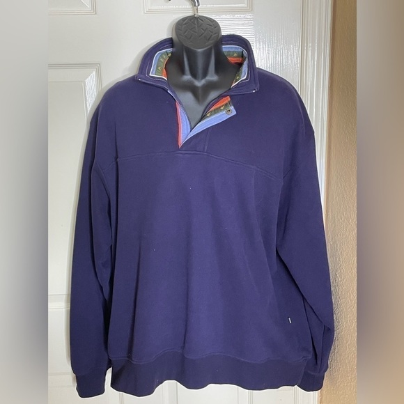 Orvis Other - Orvis Mens 1/4 Zip Pullover Sweatshirt Green Blue Gray Size XLarge‌‌